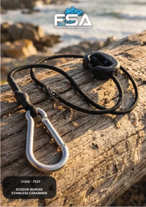 Scissor bungee - SS Carabiner
